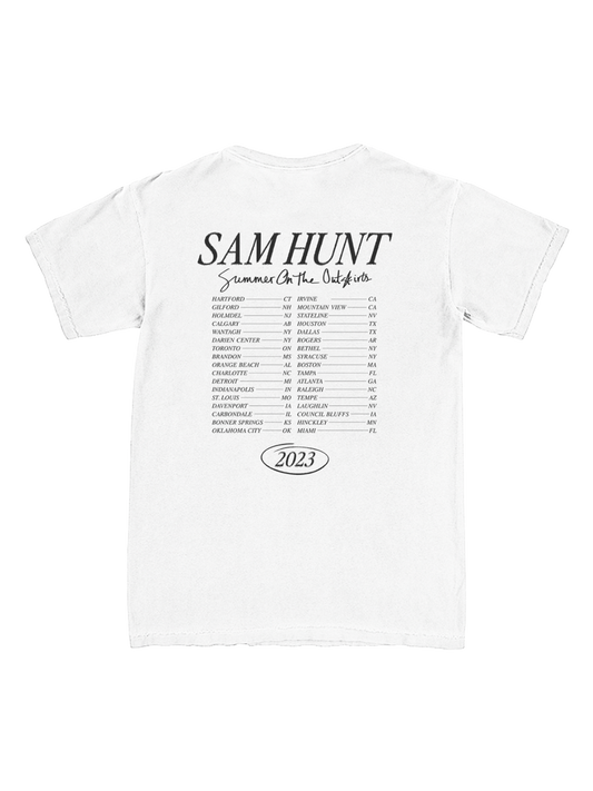 Outskirts 2023 White Photo Tee