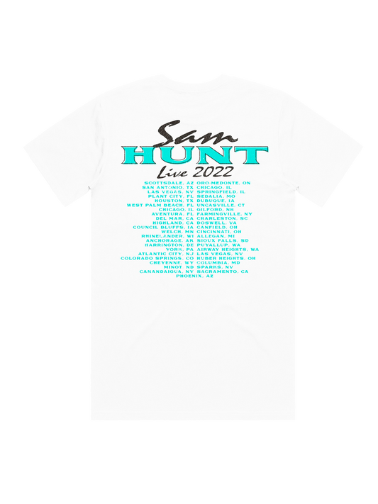 '22 White Tour Tee