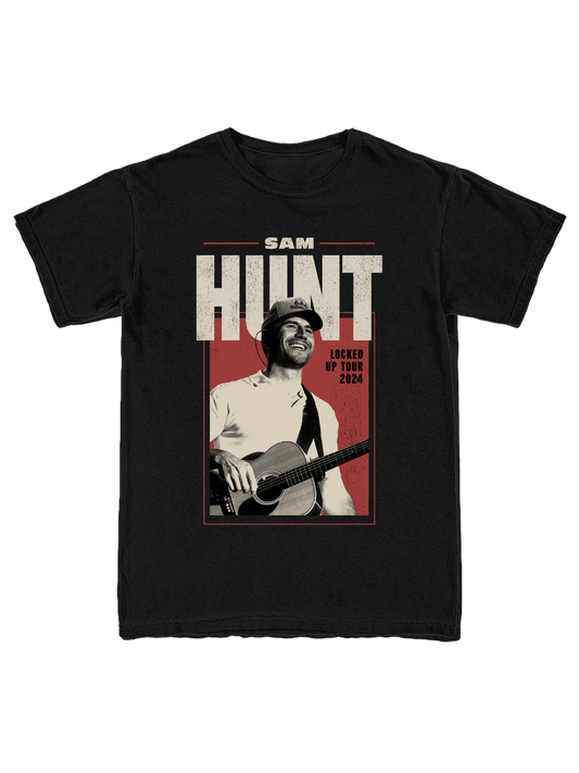 Black Locked Up 2024 Tour Tee