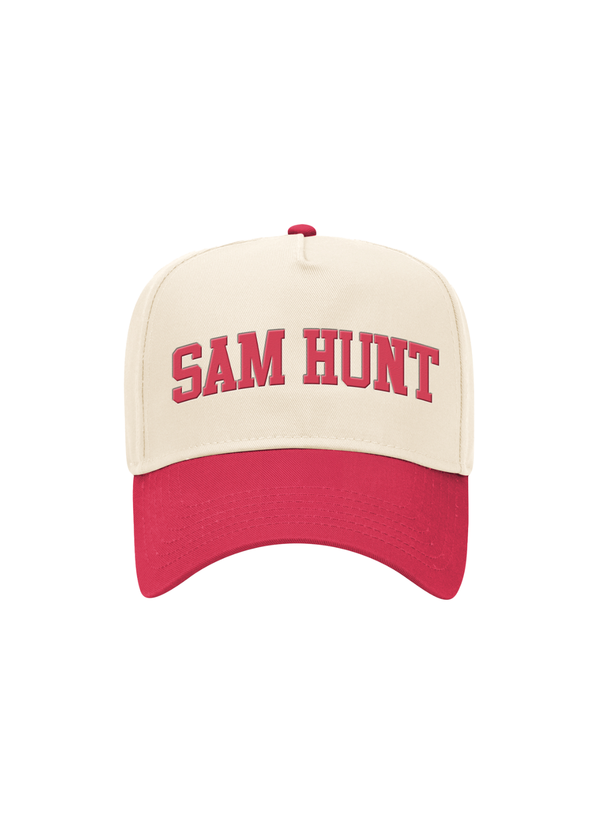 Sam Hunt Red Block Trucker Hat