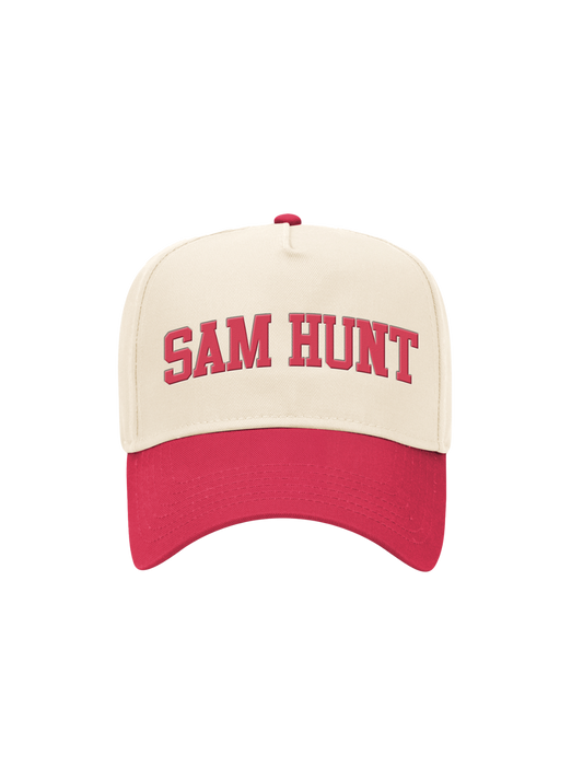 Sam Hunt Red Block Trucker Hat