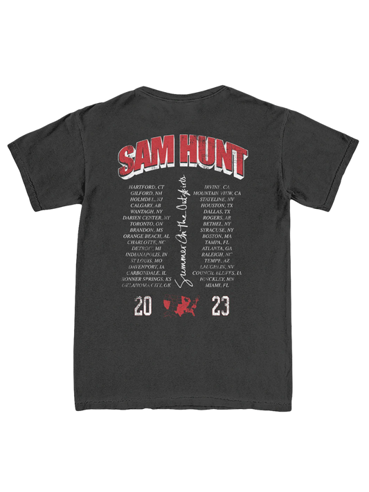 Outskirts 2023 Black Tour Tee
