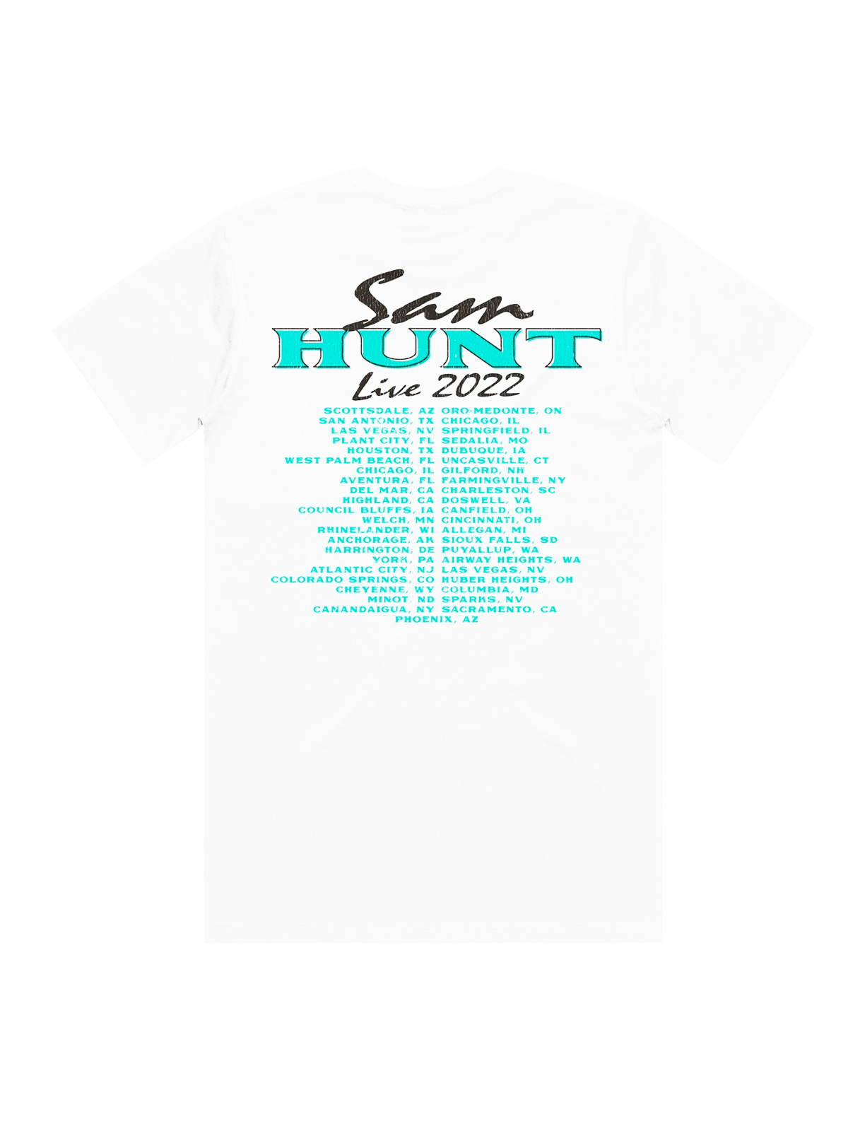 '22 White Tour Tee